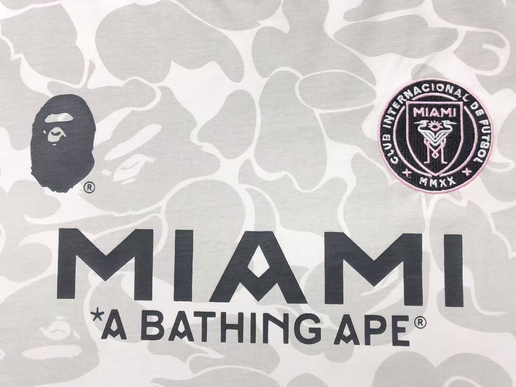 BAPE x INTER MIAMI FOOTBALL JERSEY WHITE - Sin Sity Reps