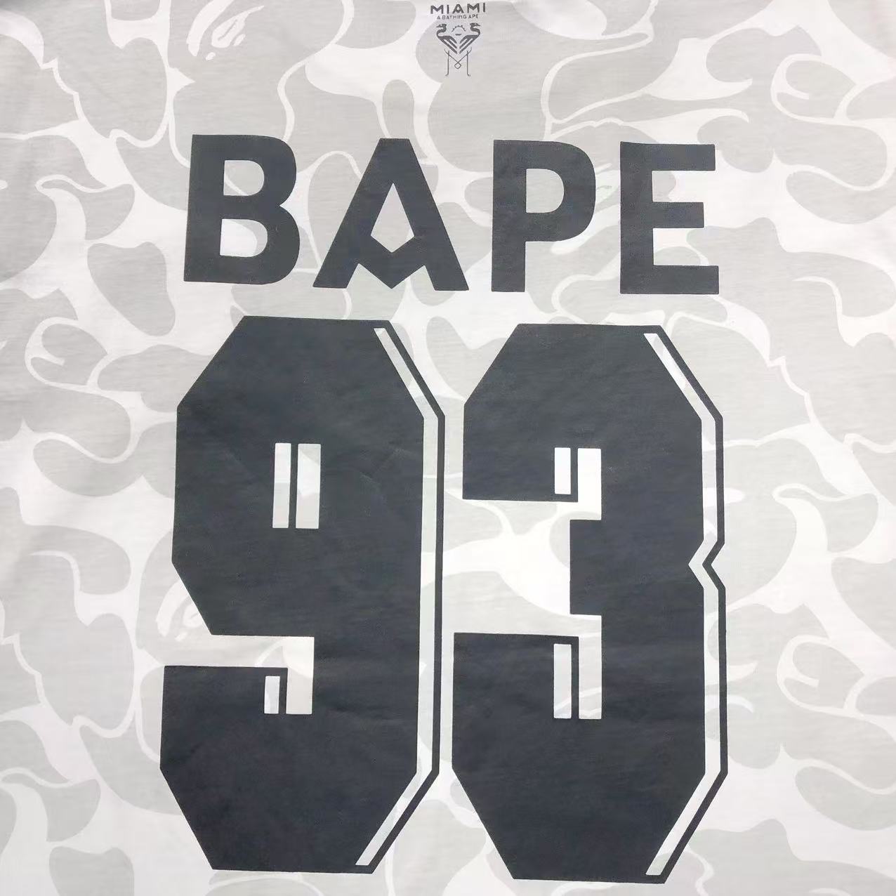 BAPE x INTER MIAMI FOOTBALL JERSEY WHITE - Sin Sity Reps