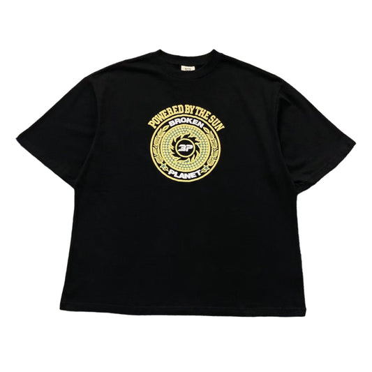 BROKEN PLANET CRES T - SHIRT BLACK - Sin Sity Reps