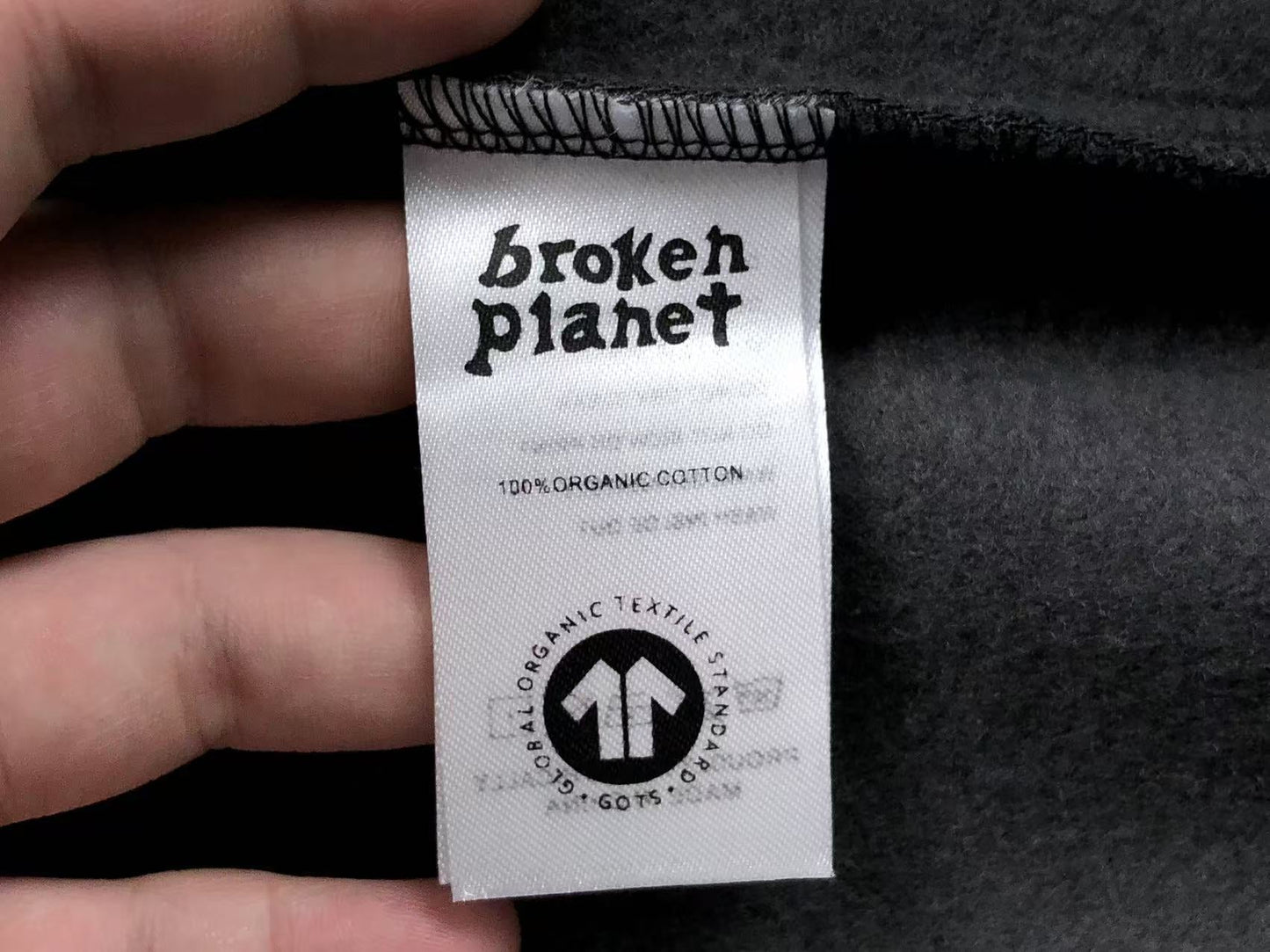 BROKEN PLANET DIFFERENT WORLDS HOODIE SLATE - Sin Sity Reps