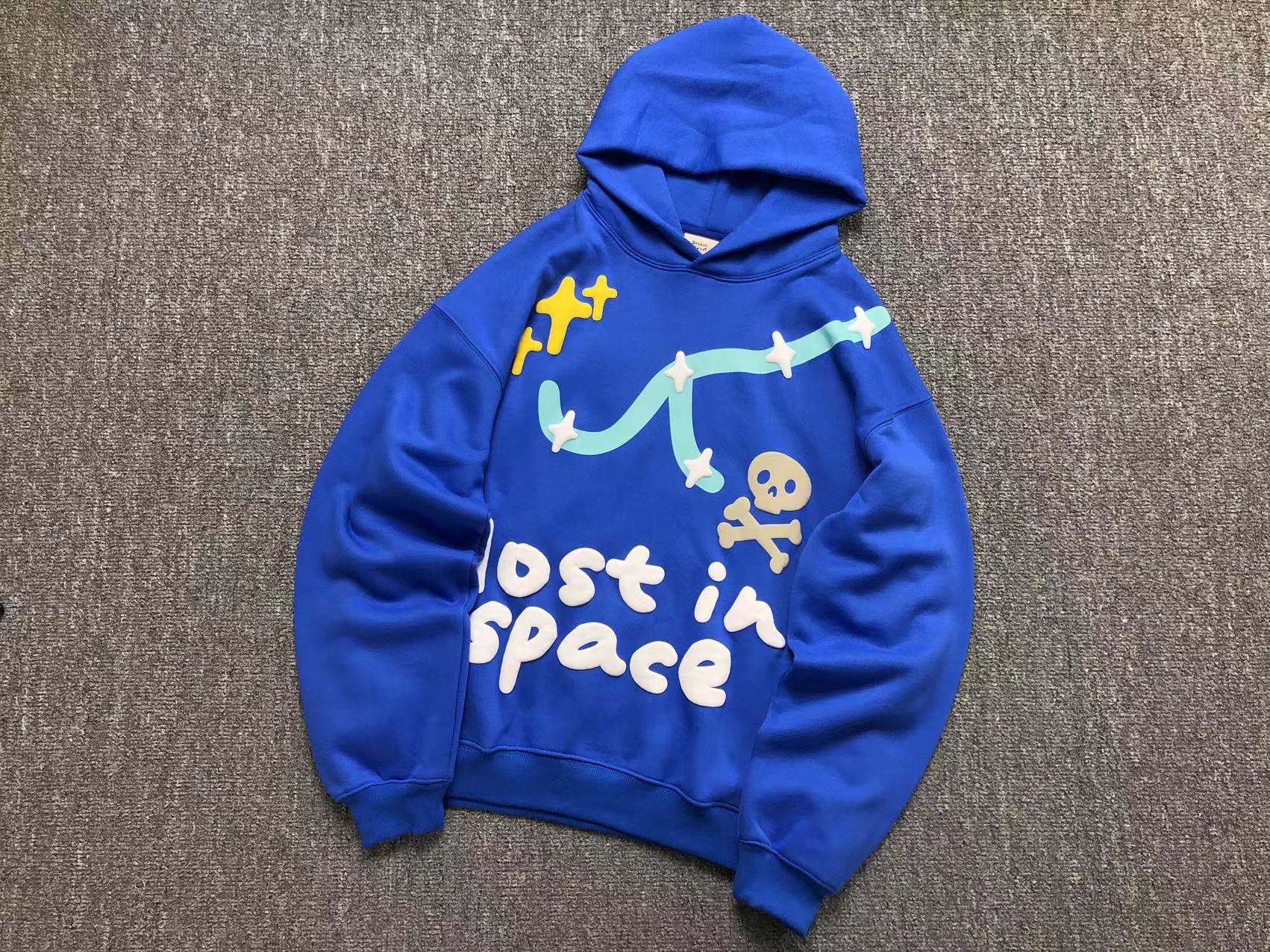 BROKEN PLANET LOST IN SPACE HOODIE BLUE - Sin Sity Reps