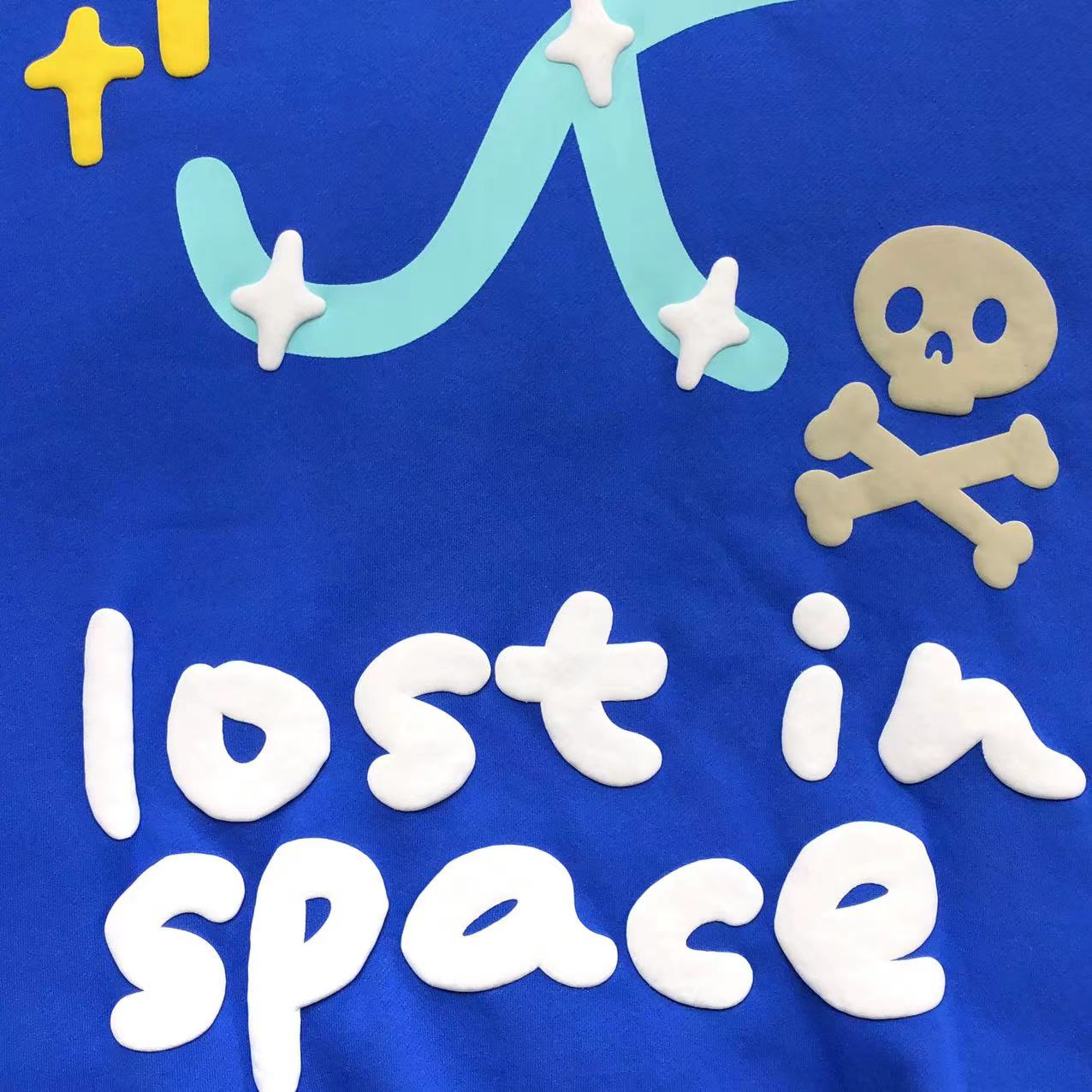 BROKEN PLANET LOST IN SPACE HOODIE BLUE - Sin Sity Reps