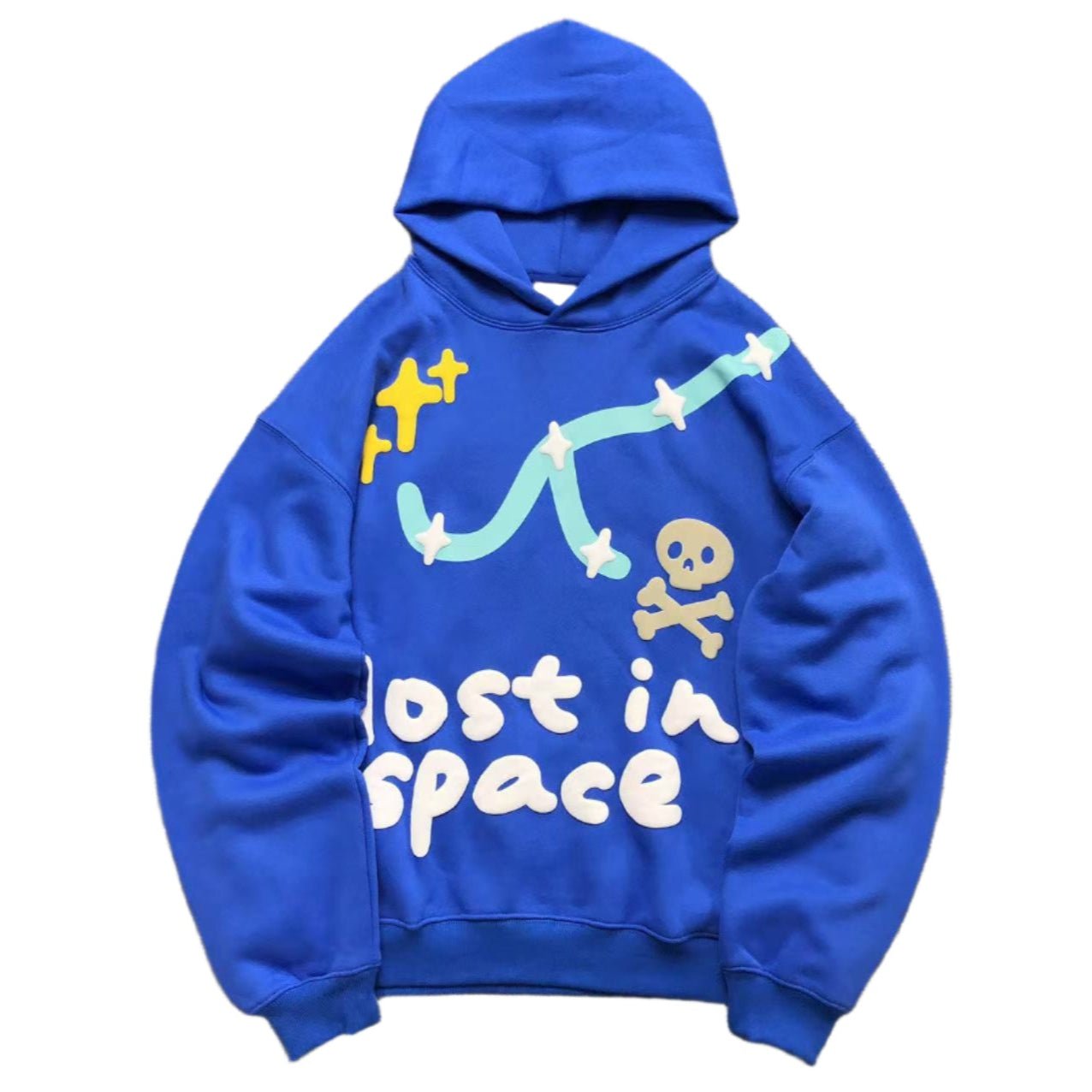 BROKEN PLANET LOST IN SPACE HOODIE BLUE - Sin Sity Reps