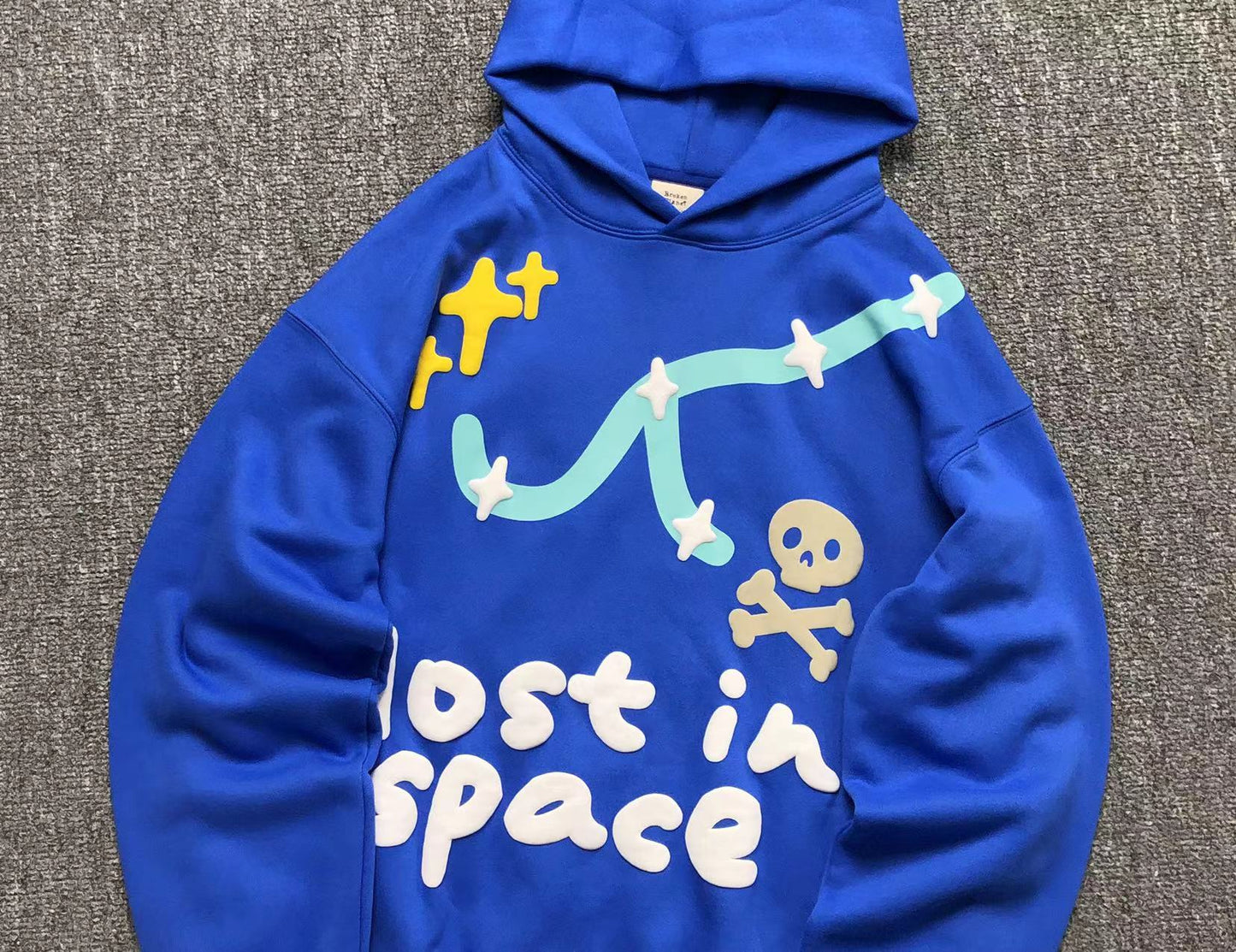 BROKEN PLANET LOST IN SPACE HOODIE BLUE - Sin Sity Reps