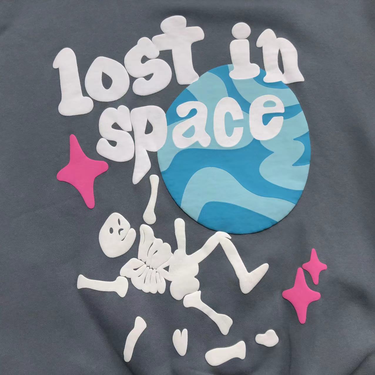 BROKEN PLANET LOST IN SPACE HOODIE DARK GREY - Sin Sity Reps