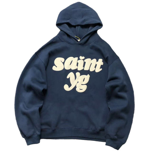 BROKEN PLANET SAINT YG HOODIE NAVY - Sin Sity Reps