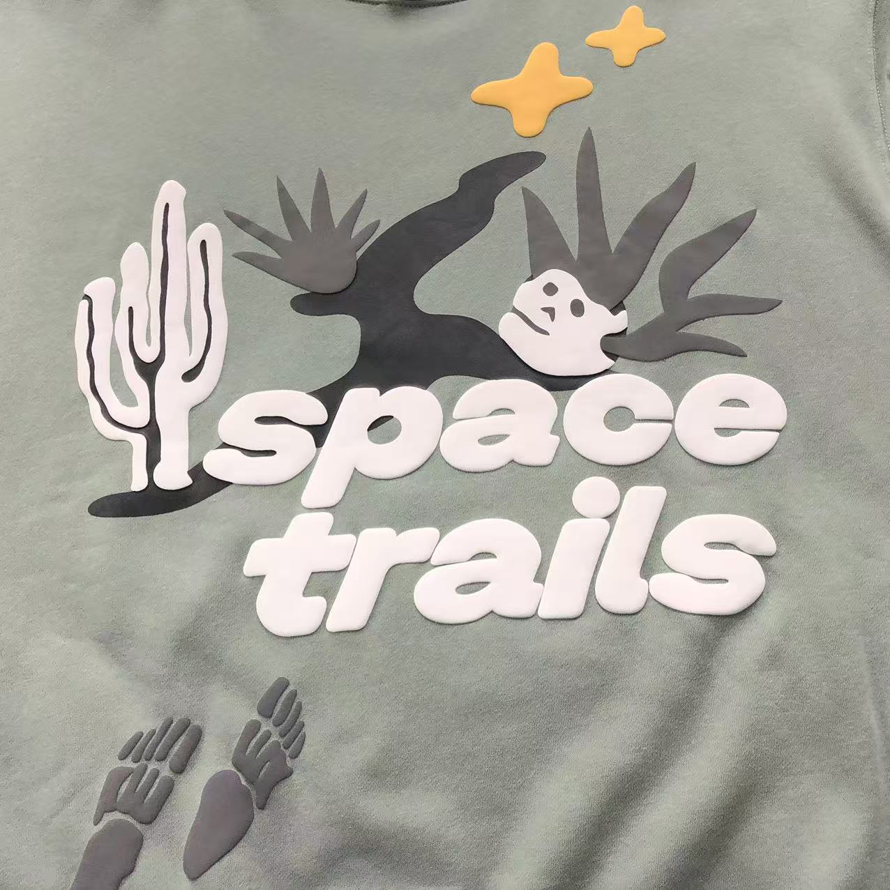 BROKEN PLANET SPACE TRAILS HOODIE OLIVE - Sin Sity Reps