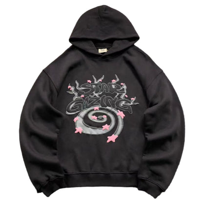 BROKEN PLANET STAR GAZING HOODIE DARK GREY - Sin Sity Reps