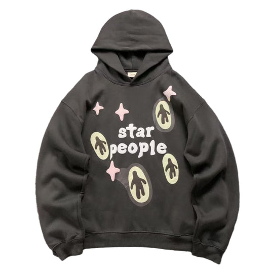 BROKEN PLANET STAR PEOPLE HOODIE SLATE - Sin Sity Reps