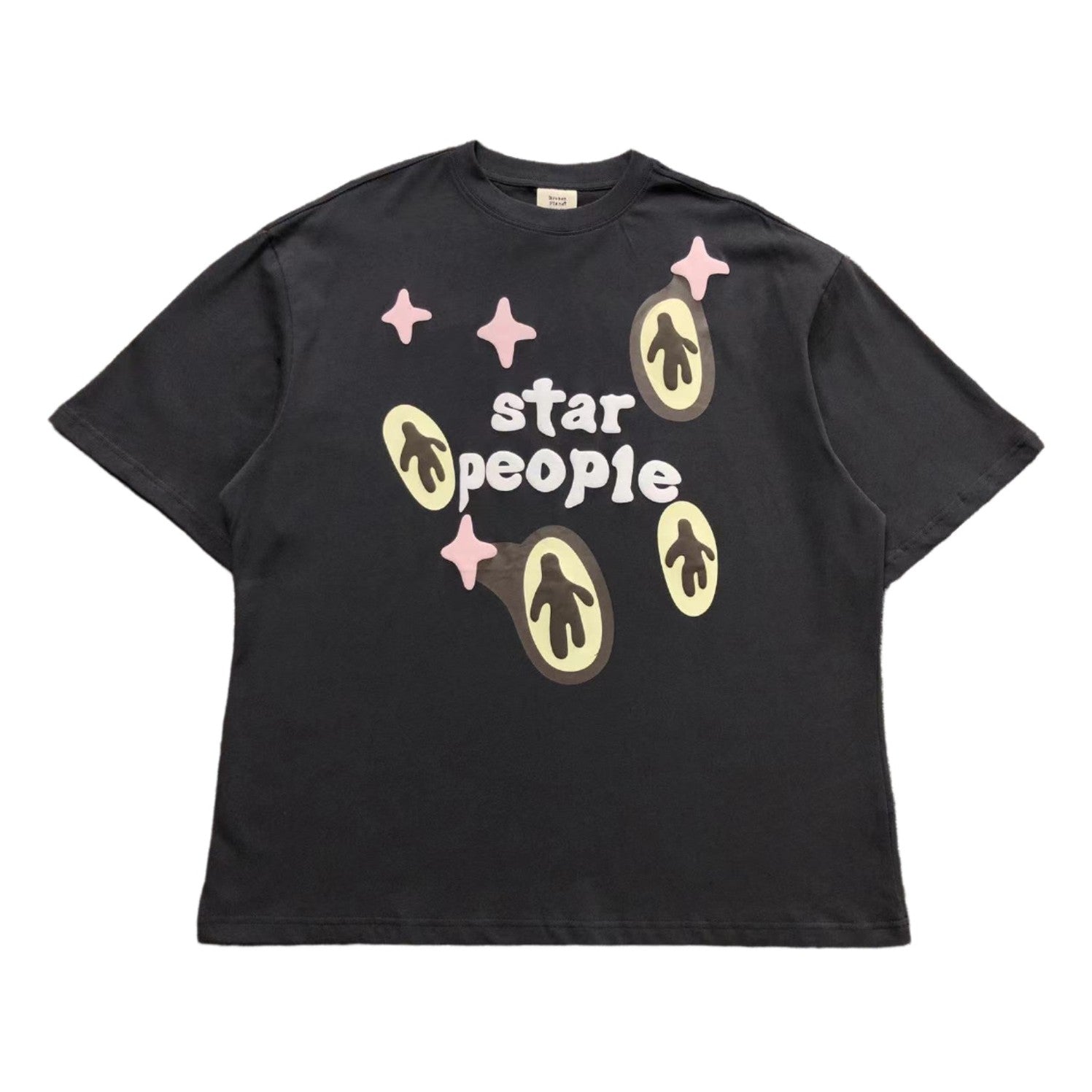 BROKEN PLANET STAR PEOPLE T - SHIRT BLACK - Sin Sity Reps