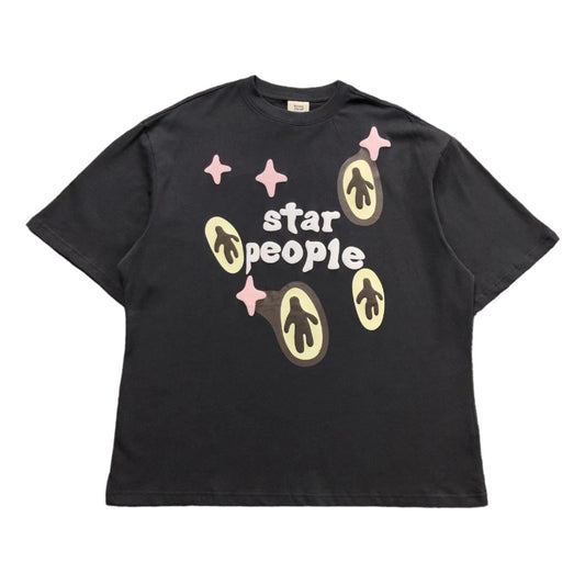 BROKEN PLANET STAR PEOPLE T - SHIRT BLACK - Sin Sity Reps