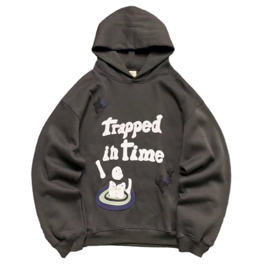 BROKEN PLANET TRAPPED IN TIME HOODIE SLATE - Sin Sity Reps