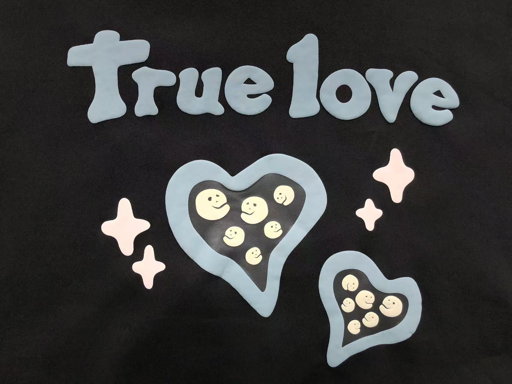 BROKEN PLANET TRUE LOVE IS HARD TO FIND HOODIE BLACK - Sin Sity Reps