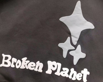 BROKEN PLANET TRUST YOUR UNIVERSE HOODIE SLATE - Sin Sity Reps