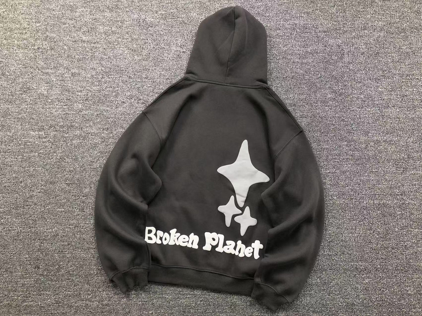 BROKEN PLANET TRUST YOUR UNIVERSE HOODIE SLATE - Sin Sity Reps