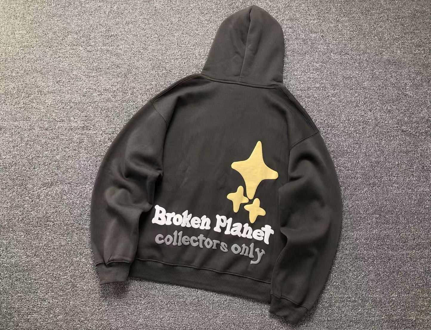 BROKEN PLANETS AM I THE ONLY ONE? HOODIE SLATE - Sin Sity Reps