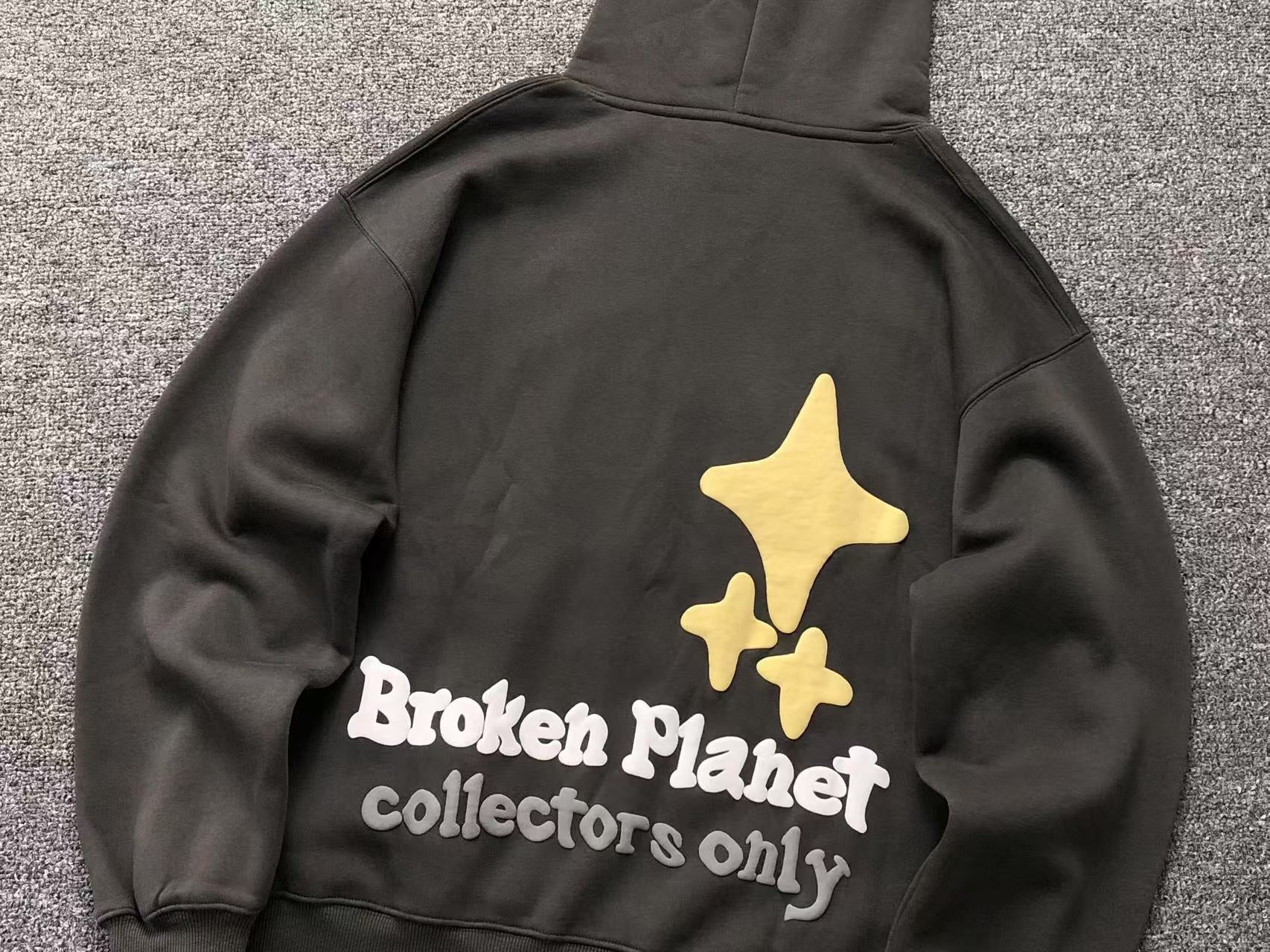 BROKEN PLANETS AM I THE ONLY ONE? HOODIE SLATE - Sin Sity Reps