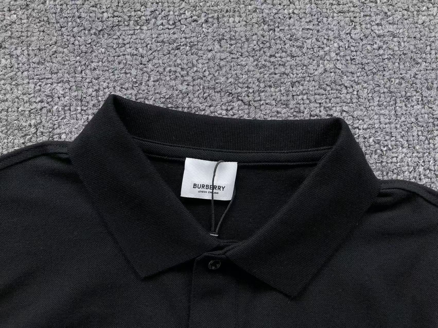 BURBERRY BASIC POLO SHIRT BLACK - Sin Sity Reps