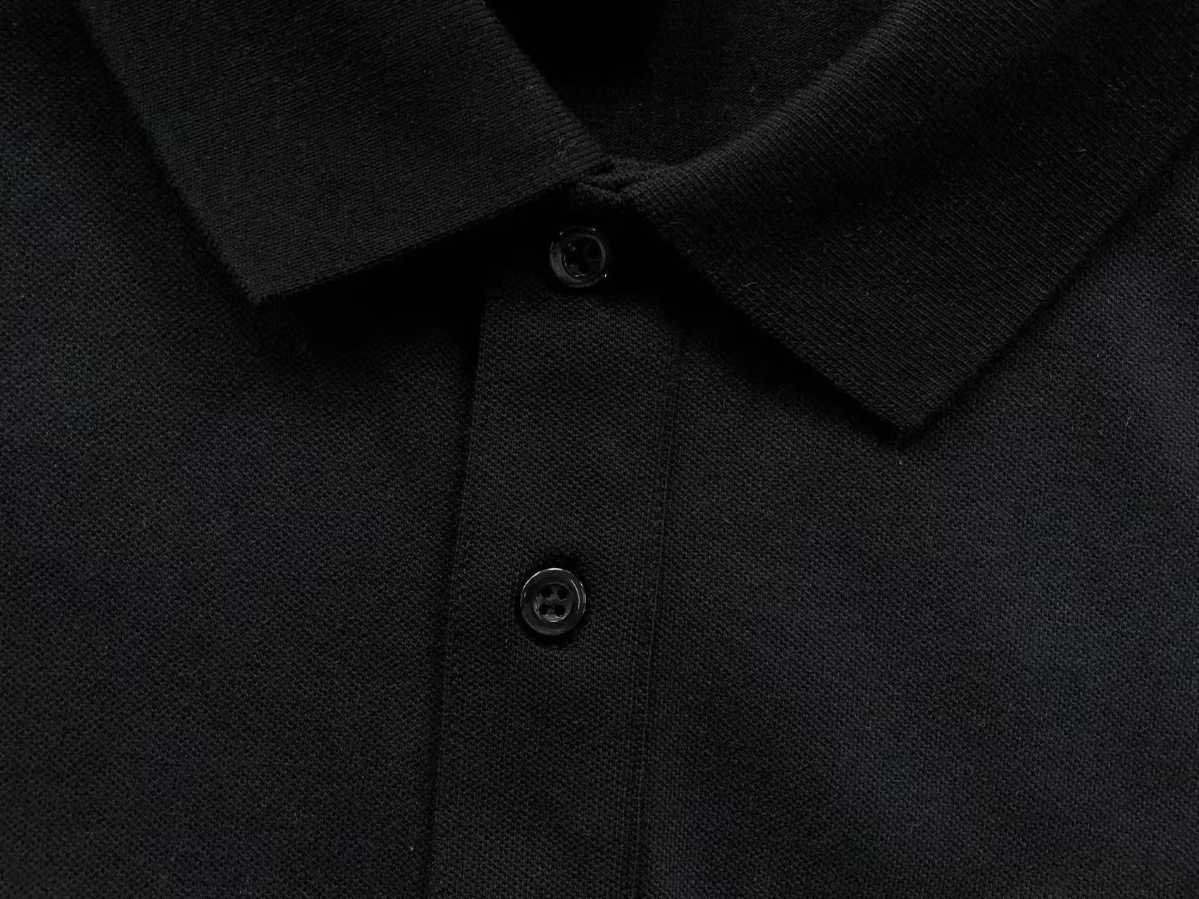 BURBERRY BASIC POLO SHIRT BLACK - Sin Sity Reps