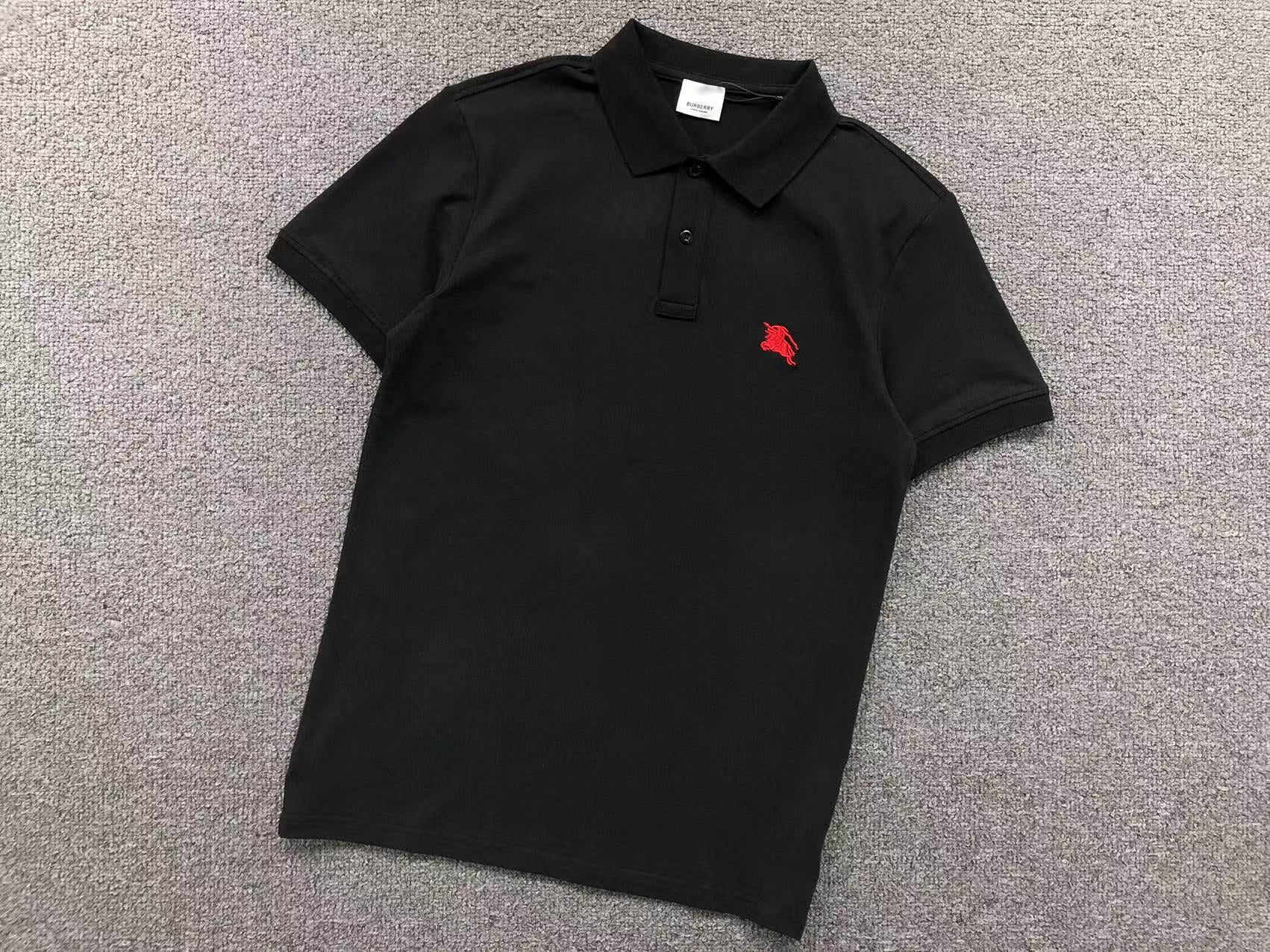 BURBERRY BASIC POLO SHIRT BLACK - Sin Sity Reps