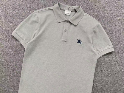 BURBERRY BASIC POLO SHIRT GREY - Sin Sity Reps