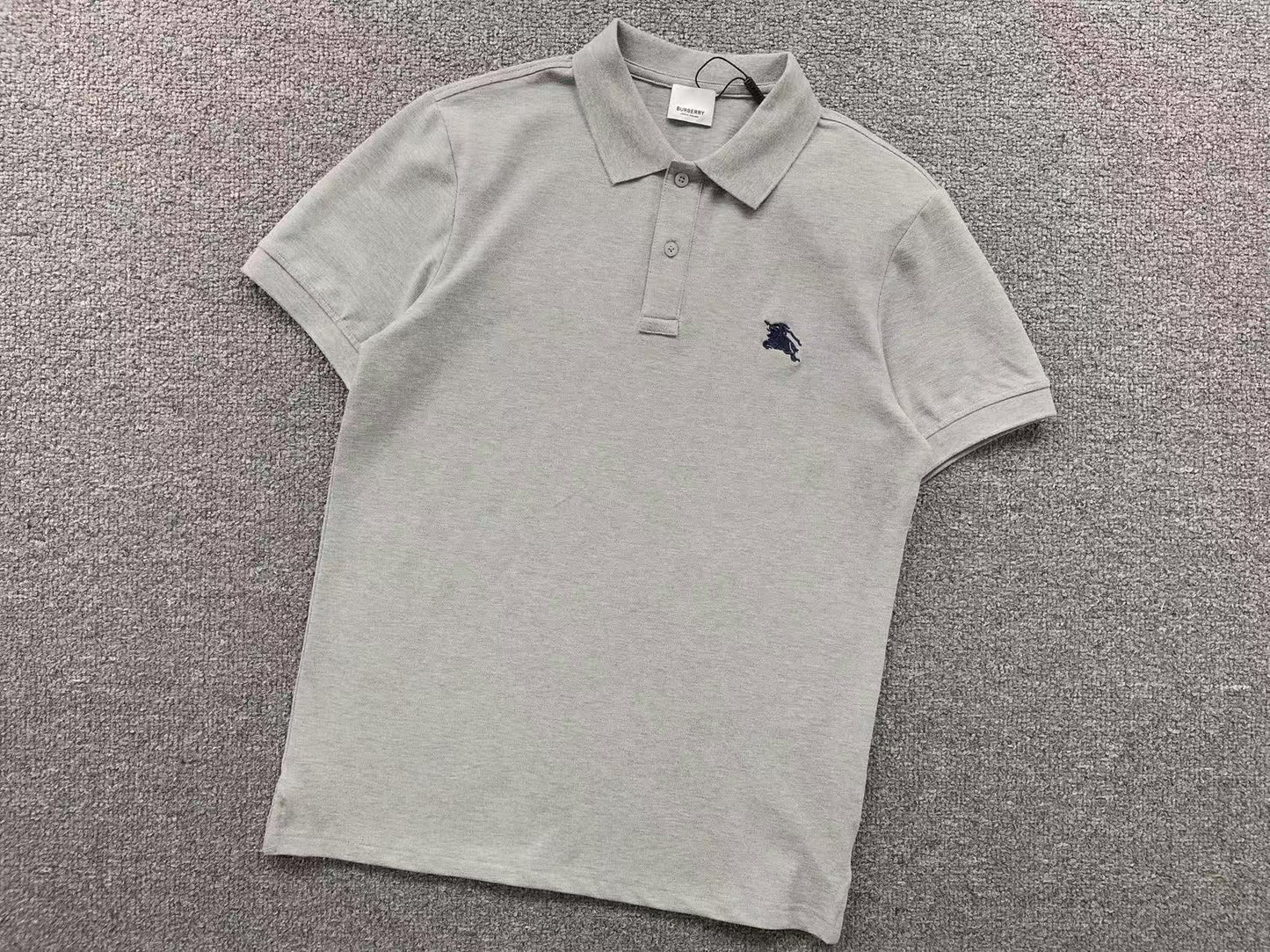 BURBERRY BASIC POLO SHIRT GREY - Sin Sity Reps