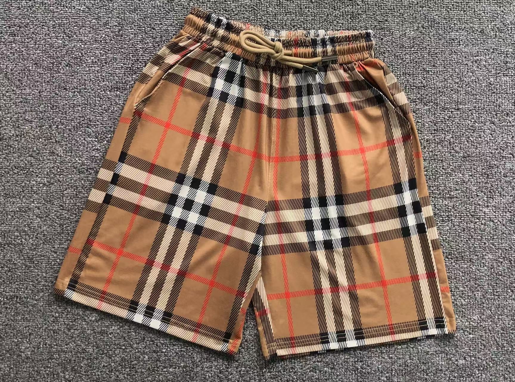 BURBERRY CHECK - PRINT SHORTS - Sin Sity Reps