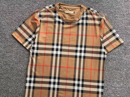 BURBERRY CHECK - PRINT T - SHIRT - Sin Sity Reps