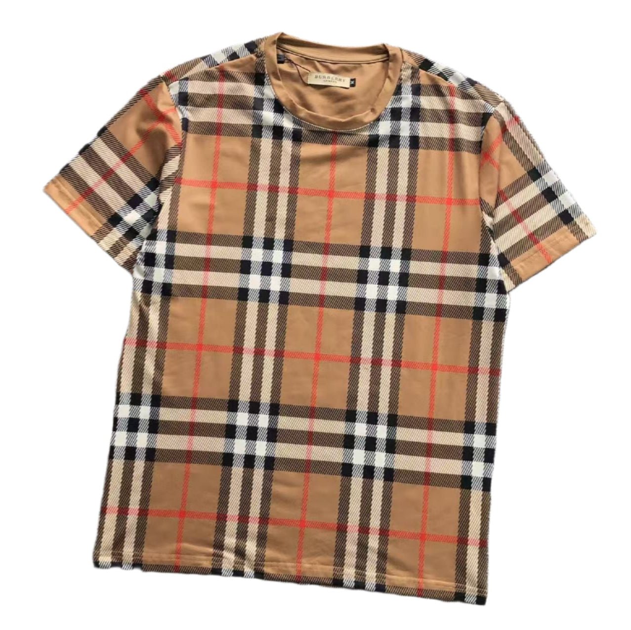 BURBERRY CHECK - PRINT T - SHIRT - Sin Sity Reps