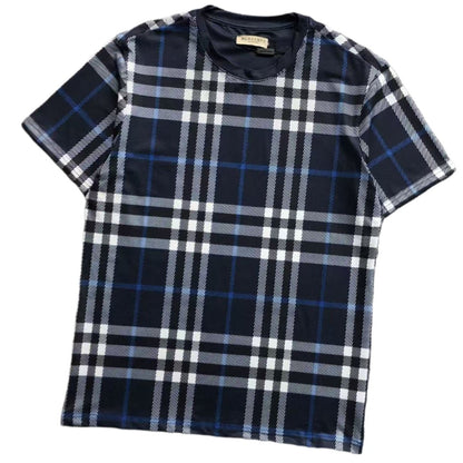 BURBERRY CHECK - PRINT T - SHIRT DARK BLUE - Sin Sity Reps