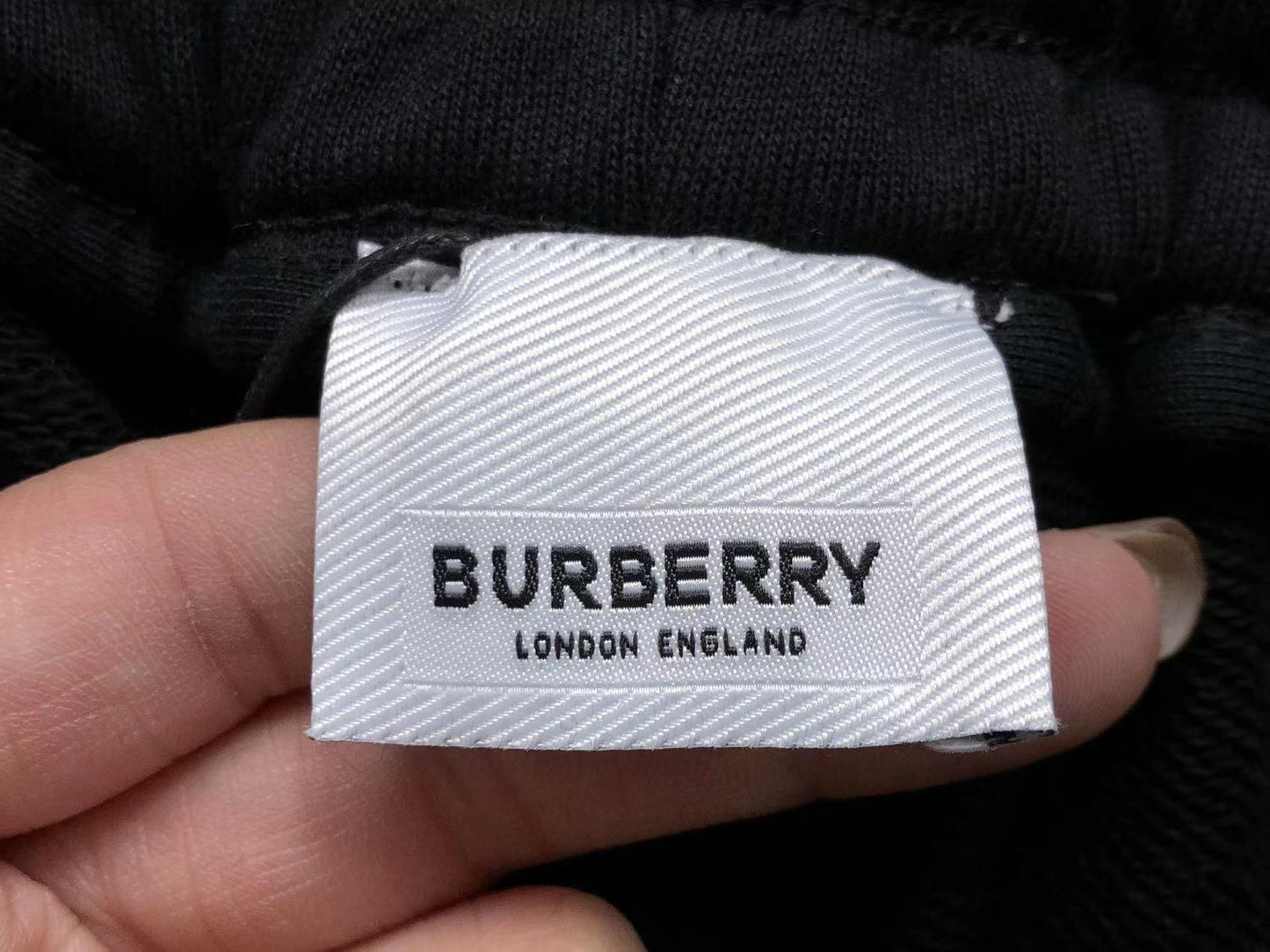 BURBERRY CHECKERED PRINT DESIGN SWEATPANTS BLACK - Sin Sity Reps