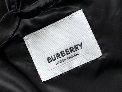 BURBERRY DETACHABLE SLEEVE WINTER JACKET BLACK - Sin Sity Reps