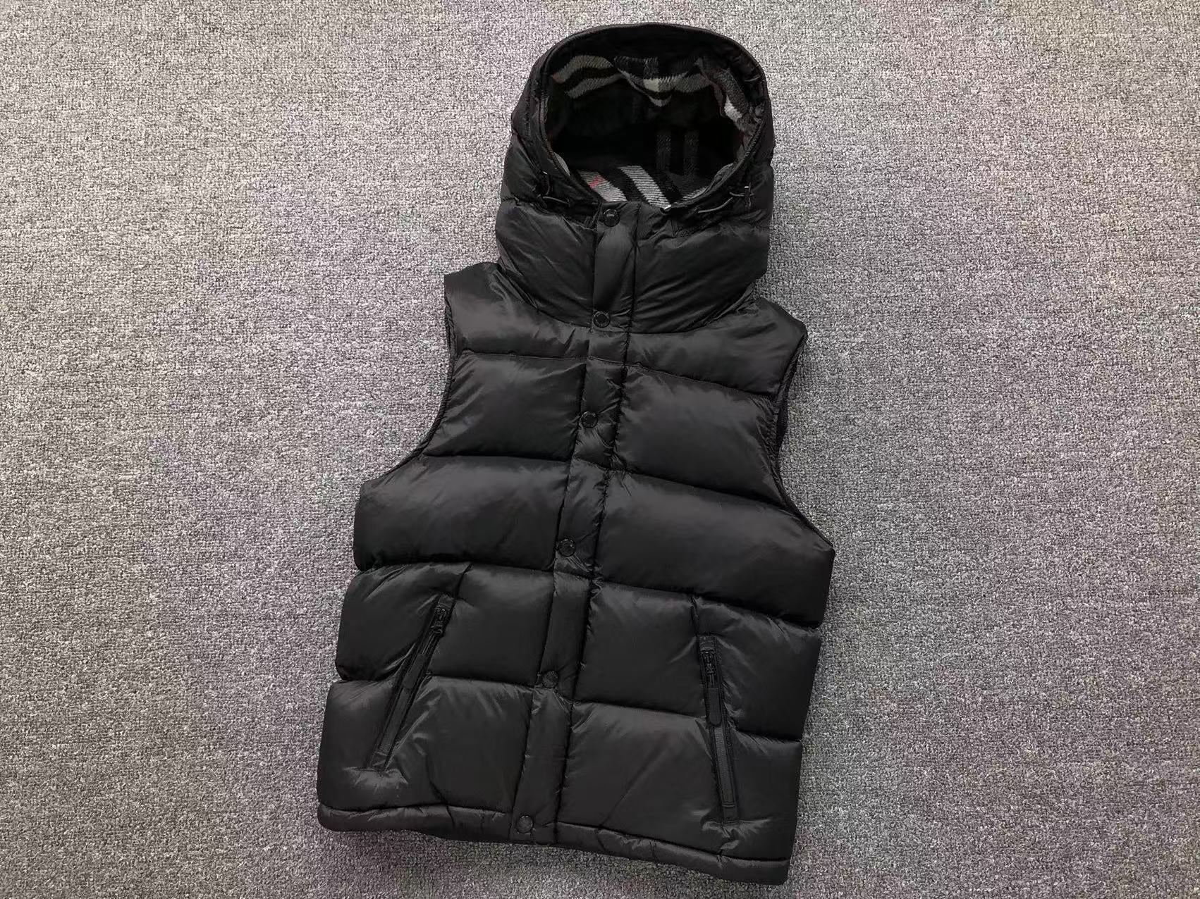 BURBERRY DETACHABLE SLEEVE WINTER JACKET BLACK - Sin Sity Reps