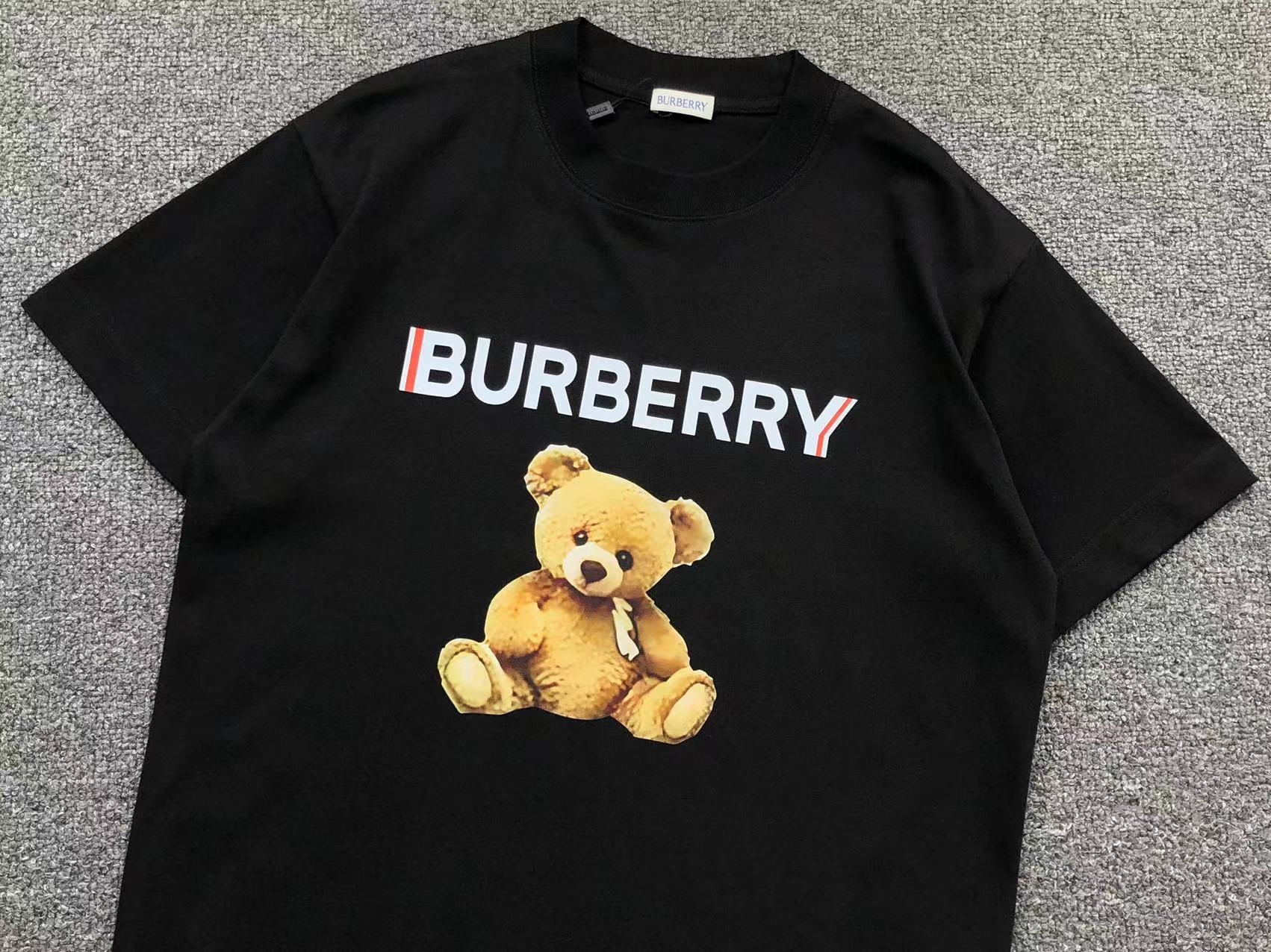 BURBERRY TEDDY BEAR T - SHIRT BLACK - Sin Sity Reps