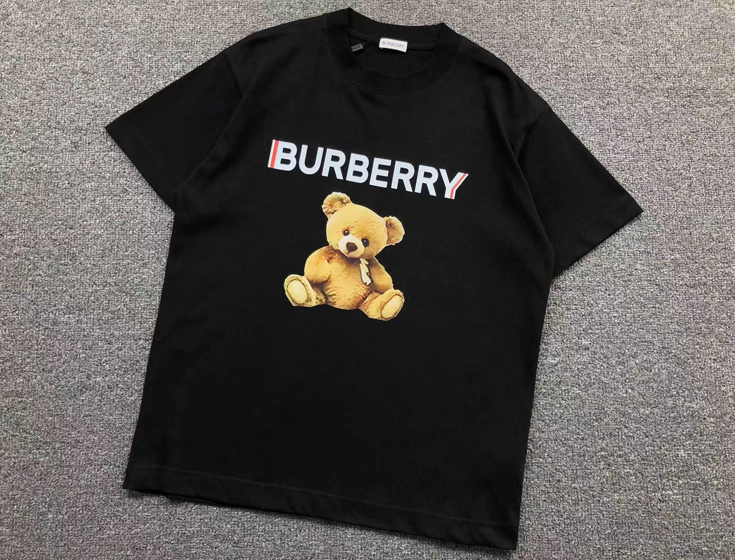 BURBERRY TEDDY BEAR T - SHIRT BLACK - Sin Sity Reps