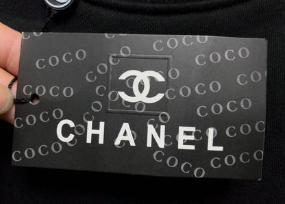 CHANEL CC LOGO SWEATSHIRT BLACK - Sin Sity Reps