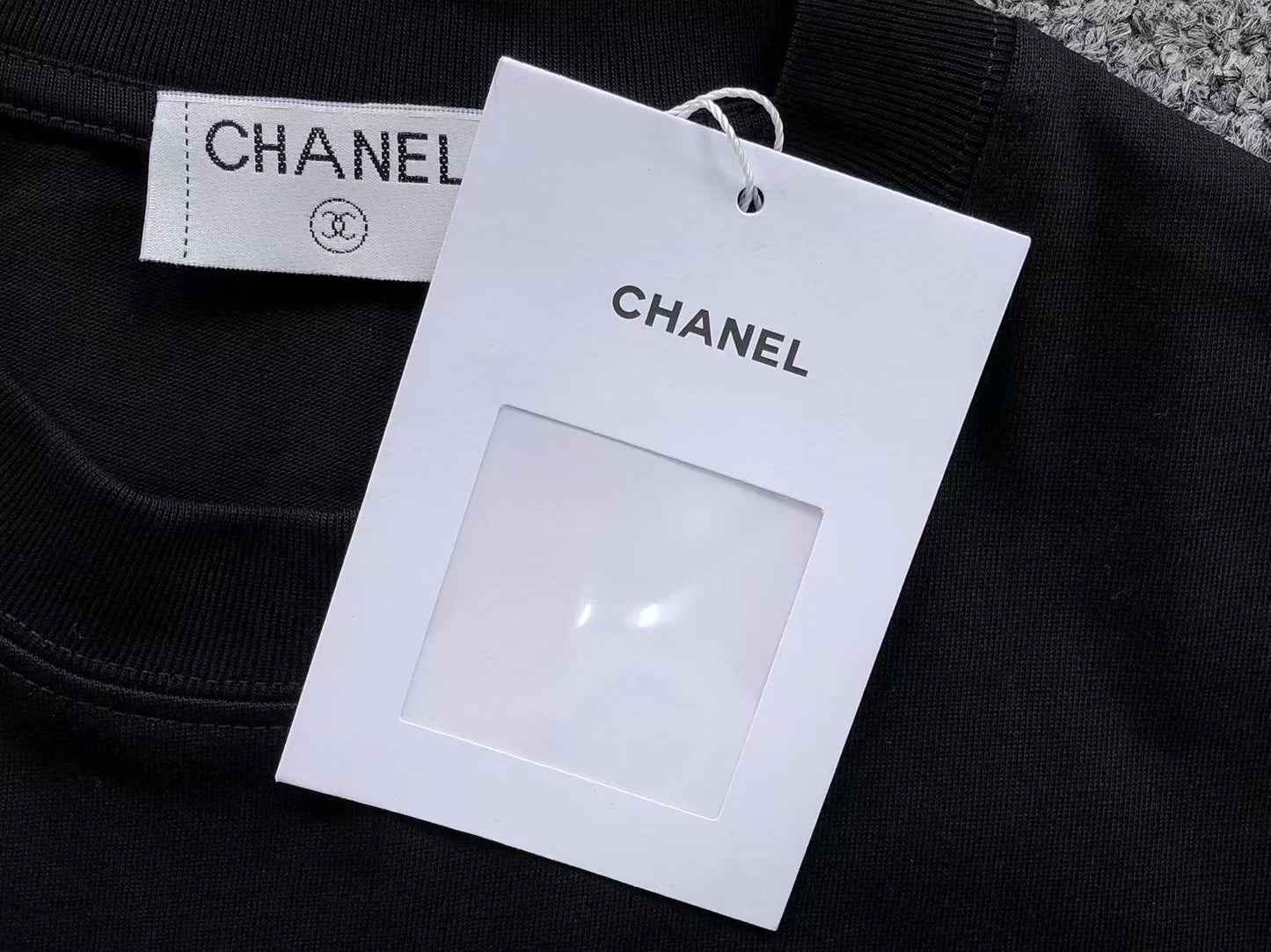 CHANEL MICKEY MOUSE LOGO T - SHIRT BLACK - Sin Sity Reps