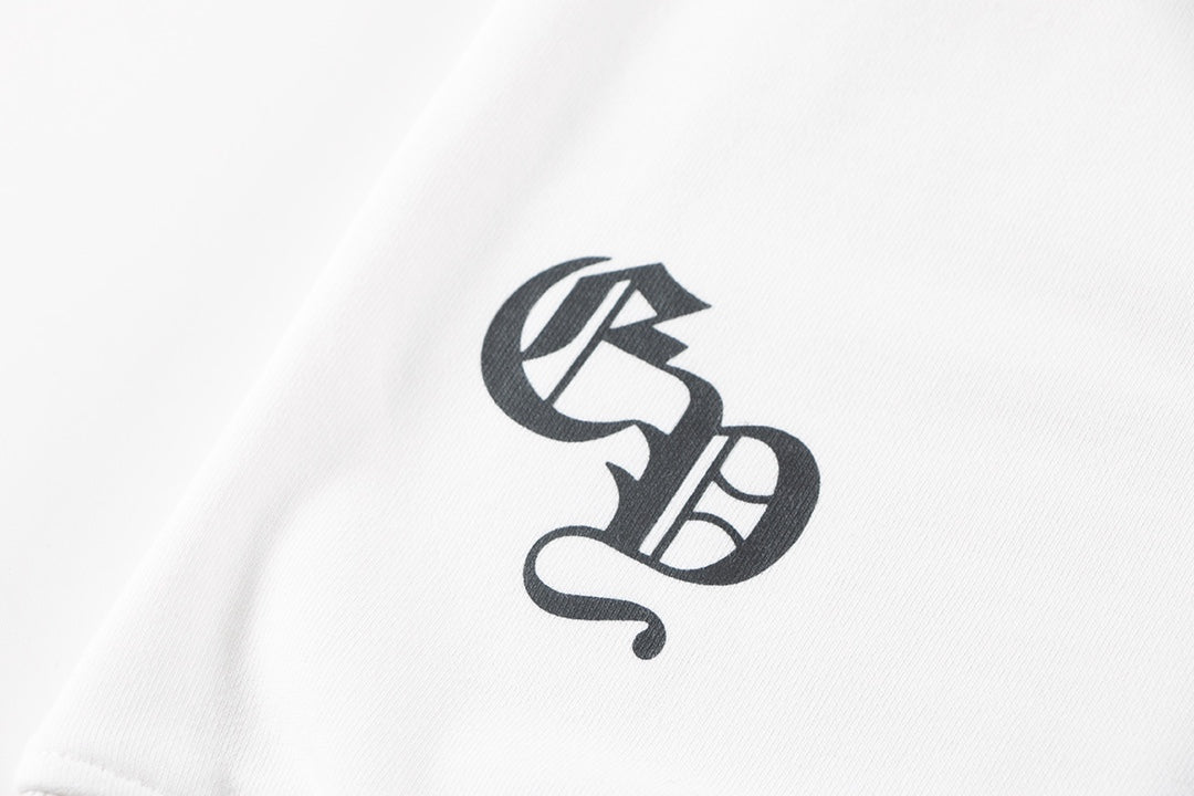 CHROME HEARTS COLORED CROSS HORSE SHOE LOGO SWEATSHIRT WHITE - Sin Sity Reps