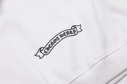 CHROME HEARTS HORSE SHOE LOGO SWEATSHIRT WHITE - Sin Sity Reps