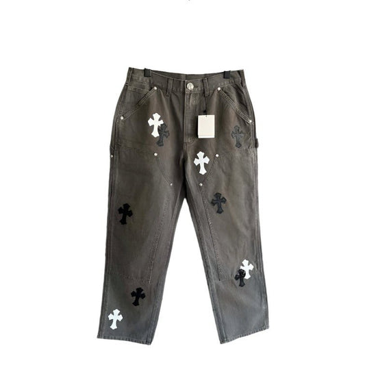 CHROME HEARTS JEANS BROWN - Sin Sity Reps