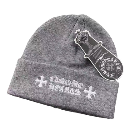 CHROME HEARTS LOGO BEANIE GREY - Sin Sity Reps