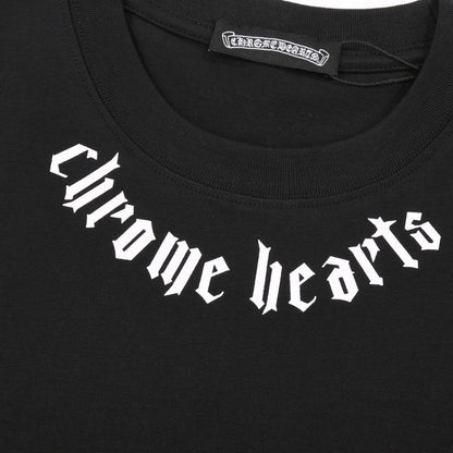 CHROME HEARTS LOGO COLLAR T - SHIRT BLACK - Sin Sity Reps