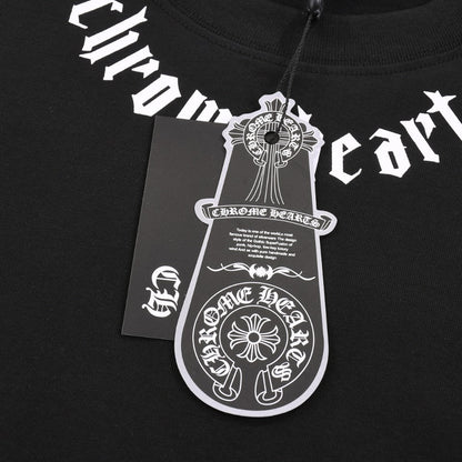 CHROME HEARTS LOGO COLLAR T - SHIRT BLACK - Sin Sity Reps