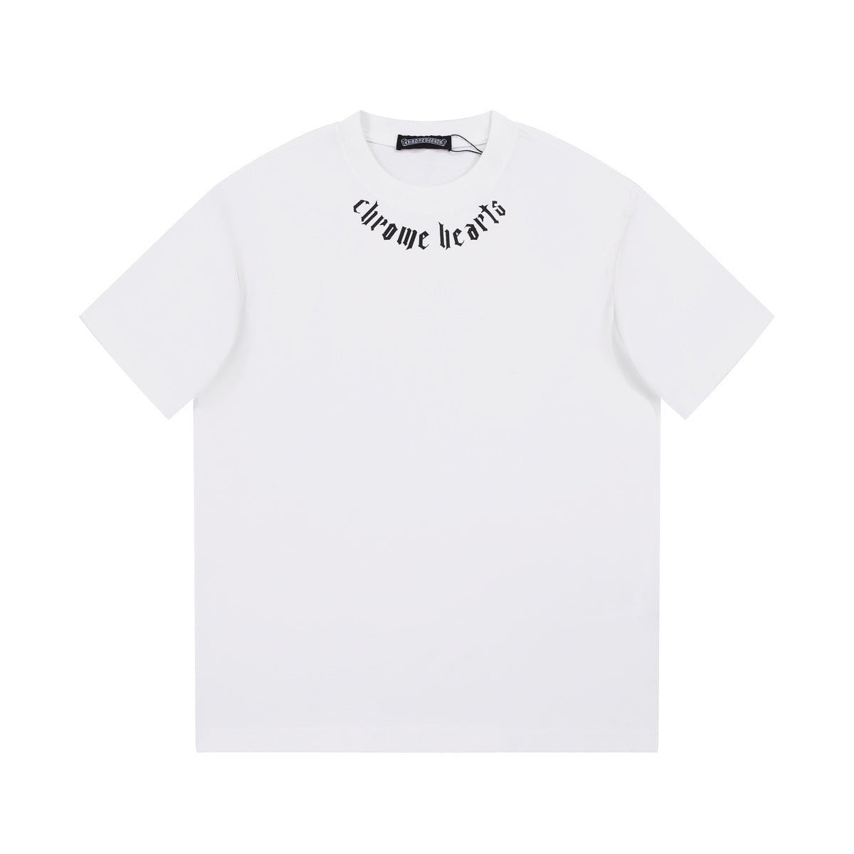 CHROME HEARTS LOGO COLLAR T - SHIRT WHITE - Sin Sity Reps