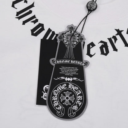 CHROME HEARTS LOGO COLLAR T - SHIRT WHITE - Sin Sity Reps