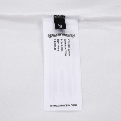 CHROME HEARTS MULTICOLOR HORSE SHOE LOGO T - SHIRT WHITE - Sin Sity Reps