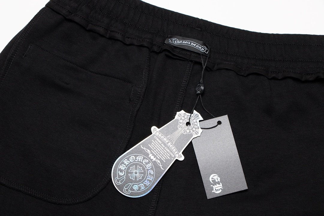 CHROME HEARTS PAINT DRIP SHORTS BLACK - Sin Sity Reps