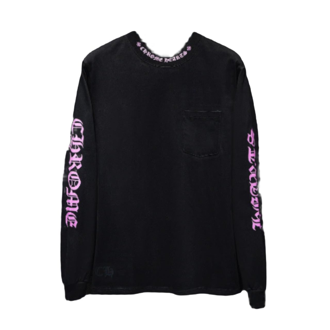 CHROME HEARTS PURPLE COLLAR LONGSLEEVE BLACK - Sin Sity Reps