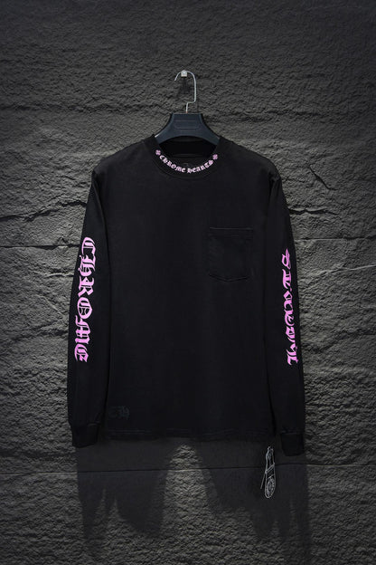 CHROME HEARTS PURPLE COLLAR LONGSLEEVE BLACK - Sin Sity Reps