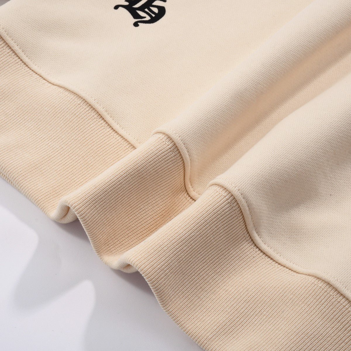 CHROME HEARTS WHITE CROSS PATCH SWEATSHIRT BEIGE - Sin Sity Reps